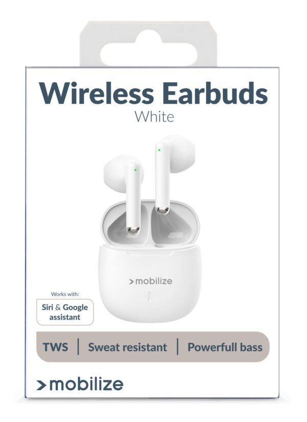 Mobilize Tws Earbuds White - Afbeelding 9