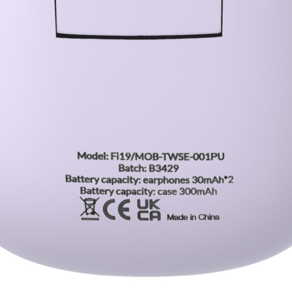 Mobilize Tws Earbuds Pastel Purple - Afbeelding 8