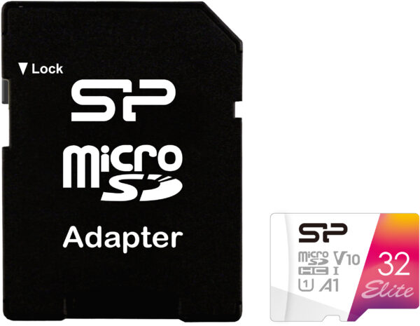 Silicon Power Elite Micro Sdhc Incl. Sd Adapter 32Gb Uhs-1 U1 A1 V10 Class 10 Color - Afbeelding 3