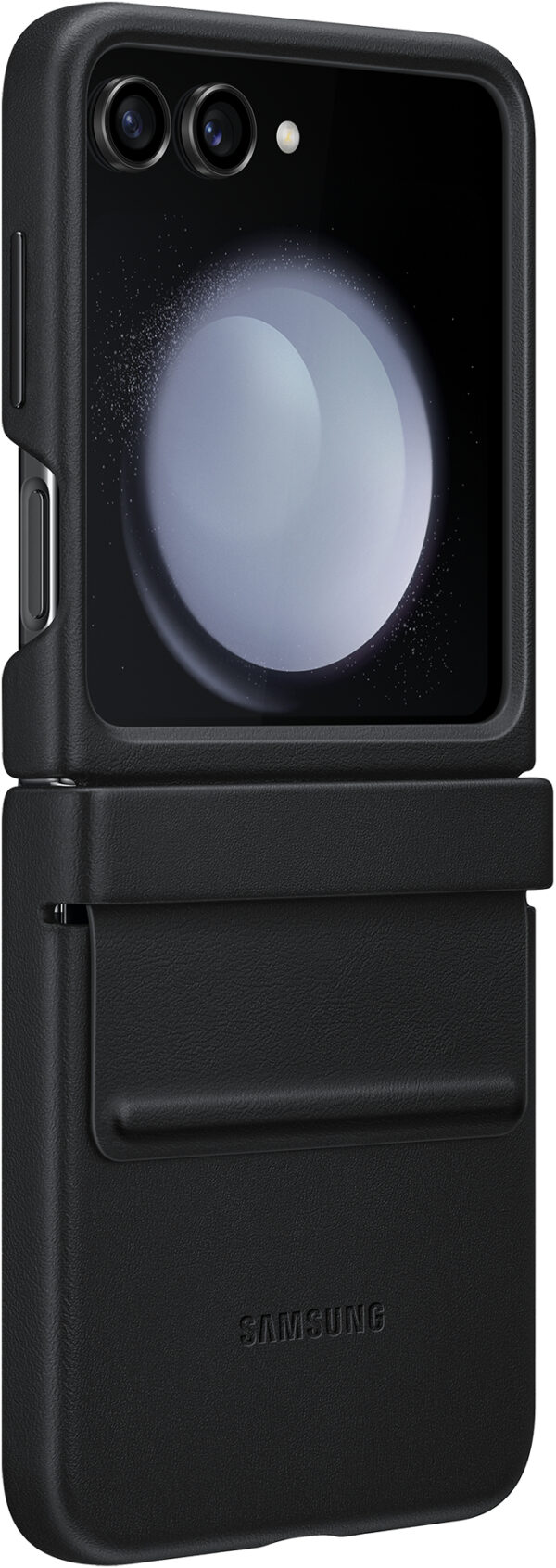 Samsung Ef-Vf731Pbegww Samsung Flap Vegan Leather Case Galaxy Z Flip5 Black - Afbeelding 3