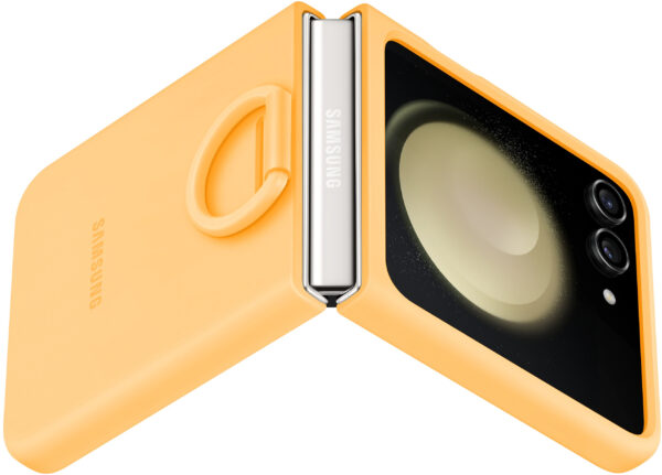 Samsung Ef-Pf731Toegww Samsung Silicone Cover With Ring Galaxy Z Flip5 Apricot - Afbeelding 3
