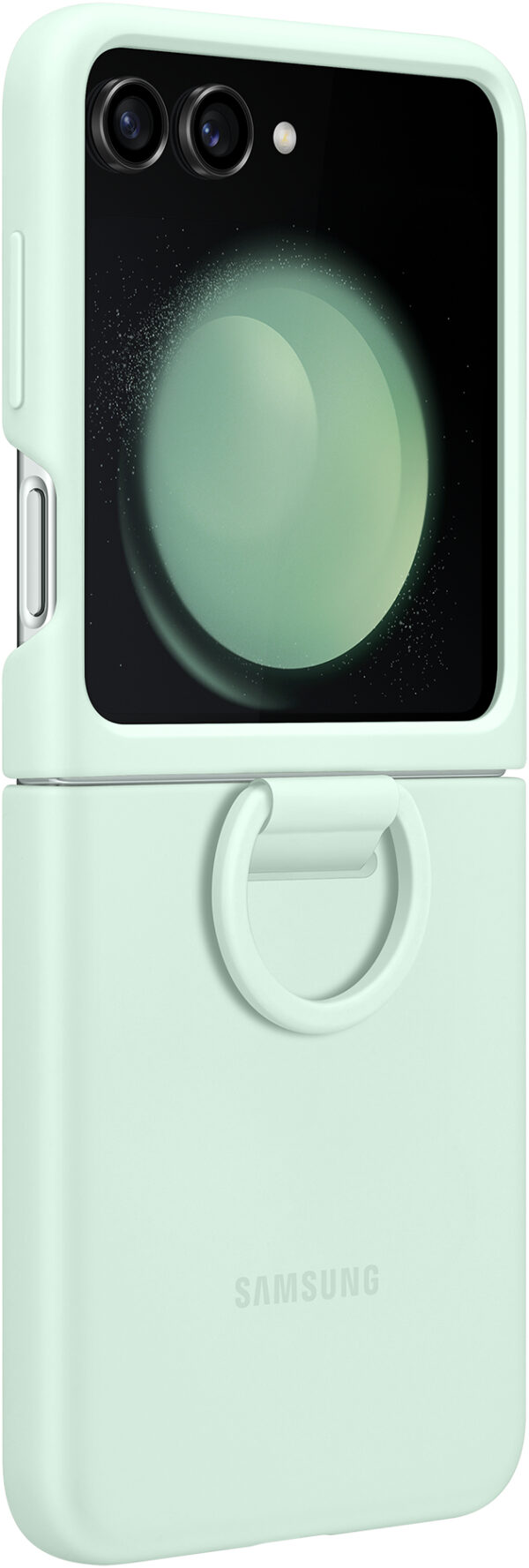 Samsung Ef-Pf731Tmegww Samsung Silicone Cover With Ring Galaxy Z Flip5 Ocean Green - Afbeelding 2