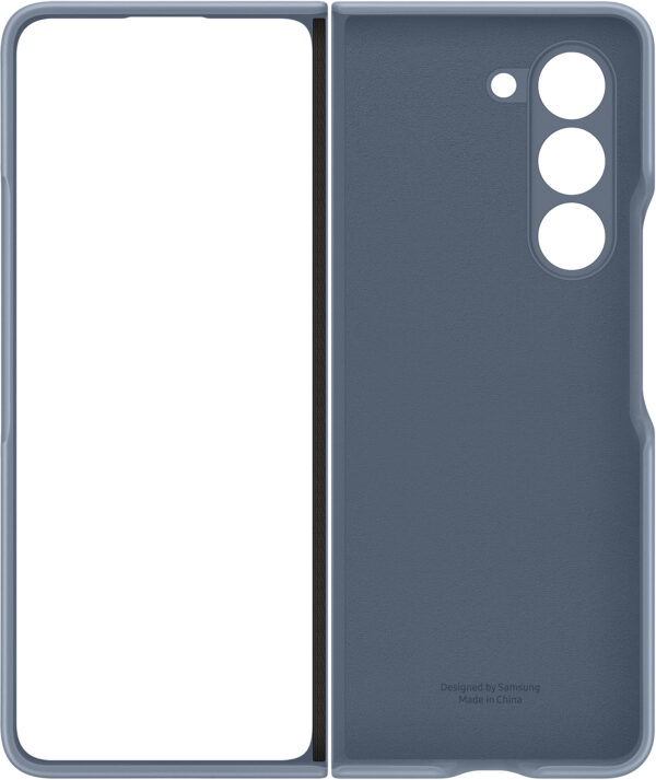 Samsung Ef-Vf946Plegww Samsung Vegan Leather Case Galaxy Z Fold5 Icy Blue - Afbeelding 5