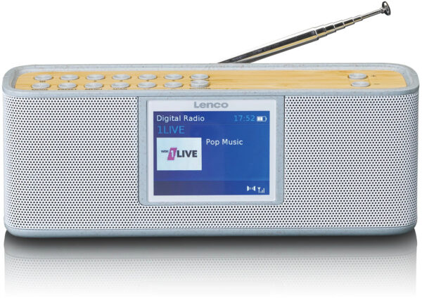 Lenco Pdr-046Gy Lenco Portable Eco Dab+ Bluetooth Radio Grey