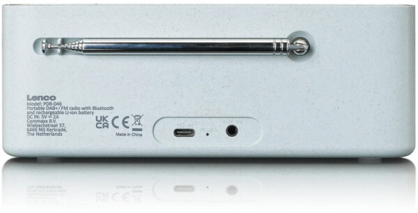 Lenco Pdr-046Gy Lenco Portable Eco Dab+ Bluetooth Radio Grey - Afbeelding 2