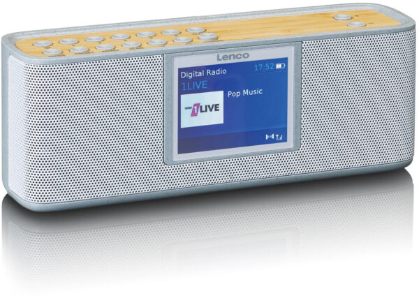 Lenco Pdr-046Gy Lenco Portable Eco Dab+ Bluetooth Radio Grey - Afbeelding 5