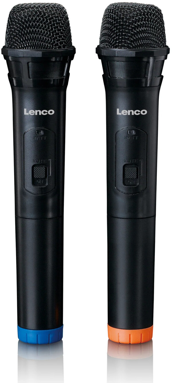 Lenco Pa-220Bk Lenco Bluetooth Party Speaker + Remote + 2 Microphones Black - Afbeelding 8