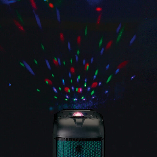 Lenco Pa-260Bk Lenco Bluetooth Party Speaker + Remote + 2 Microphones Black - Afbeelding 10