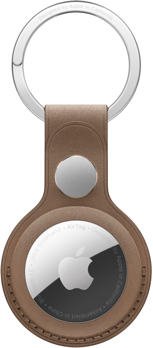 Apple Mt2L3Zm/A Apple Airtag Finewoven Key Ring Taupe