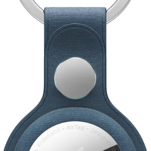 Apple Mt2K3Zm/A Apple Airtag Finewoven Key Ring Pacific Blue