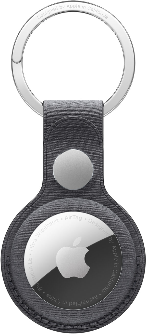 Apple Mt2H3Zm/A Apple Airtag Finewoven Key Ring Black