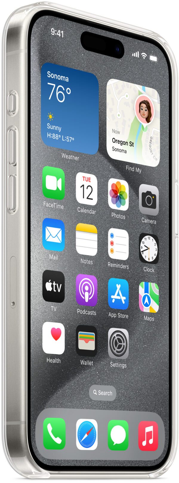 Apple Mt223Zm/A Apple Clear Case With Magsafe Iphone 15 Pro Transparent - Afbeelding 2