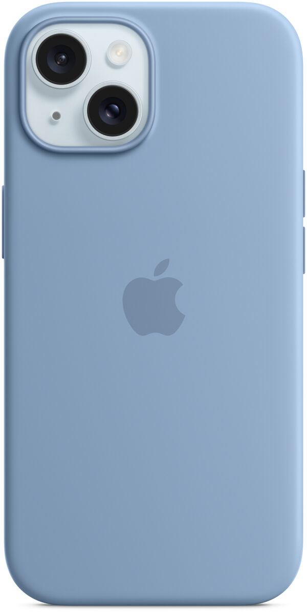 Apple Mt0Y3Zm/A Apple Silicone Case With Magsafe Iphone 15 Winter Blue