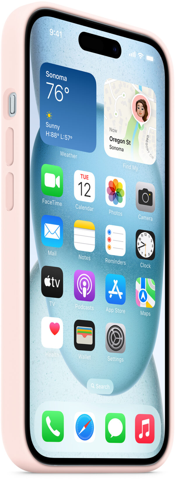 Apple Mt143Zm/A Apple Silicone Case With Magsafe Iphone 15 Plus Light Pink - Afbeelding 3