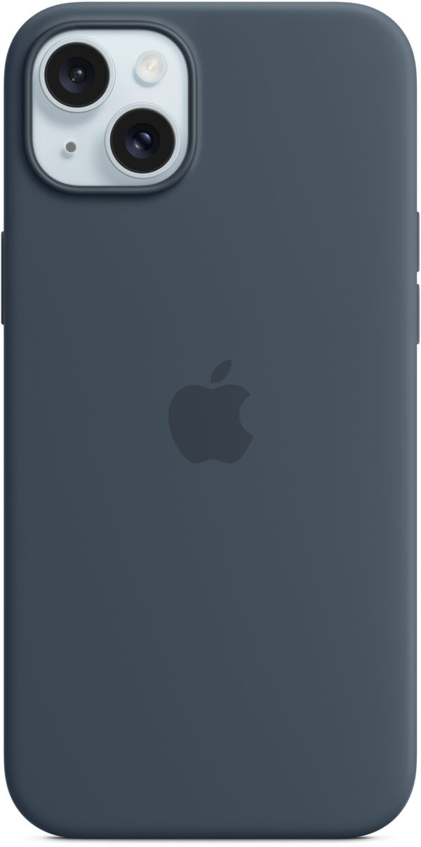 Apple Mt123Zm/A Apple Silicone Case With Magsafe Iphone 15 Plus Storm Blue