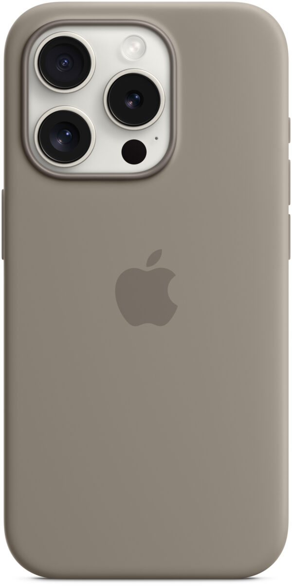 Apple Mt1E3Zm/A Apple Silicone Case With Magsafe Iphone 15 Pro Clay