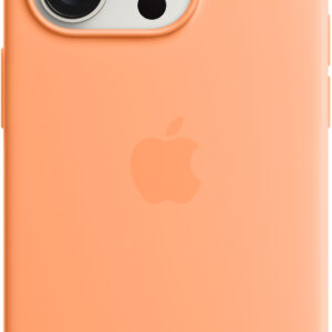Apple Mt1H3Zm/A Apple Silicone Case With Magsafe Iphone 15 Pro Sorbet Orange