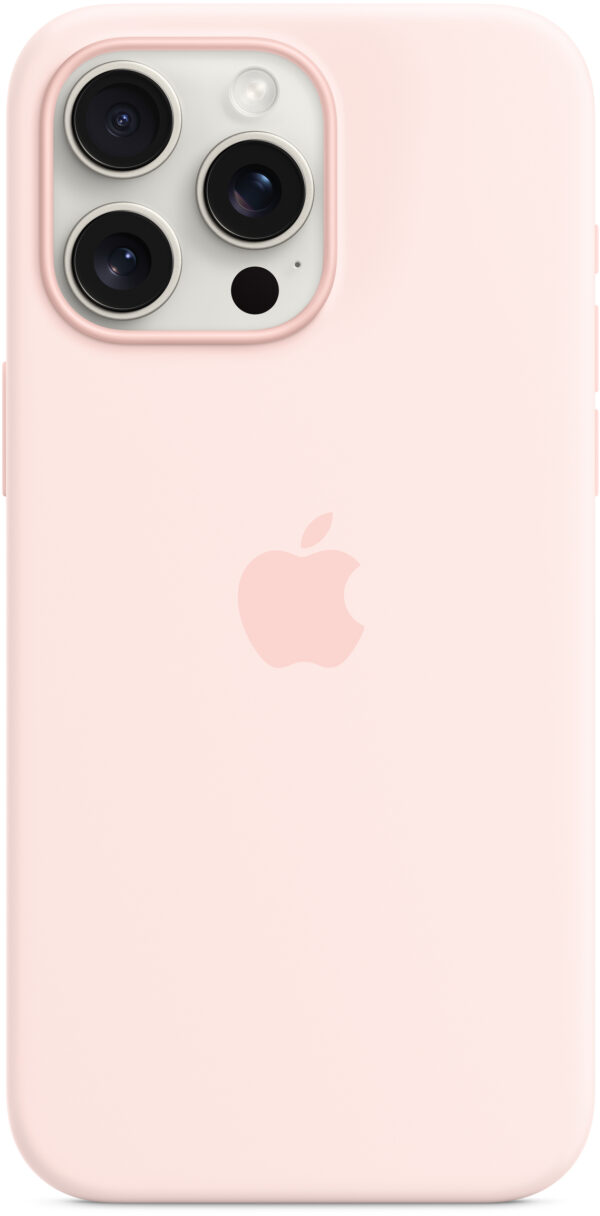 Apple Mt1U3Zm/A Apple Silicone Case With Magsafe Iphone 15 Pro Max Light Pink