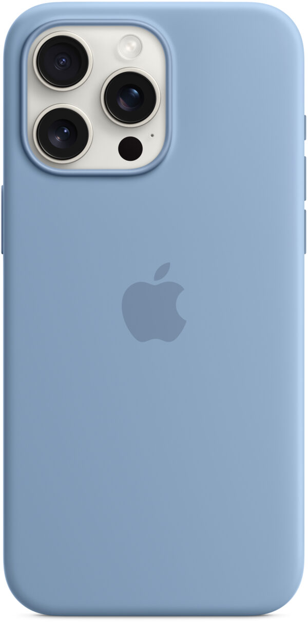 Apple Mt1Y3Zm/A Apple Silicone Case With Magsafe Iphone 15 Pro Max Winter Blue