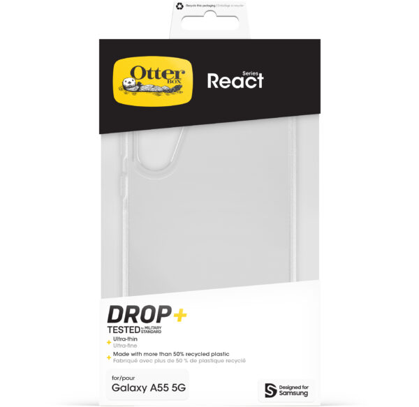 Otterbox React Series Samsung Galaxy A55 5G Clear - Afbeelding 5