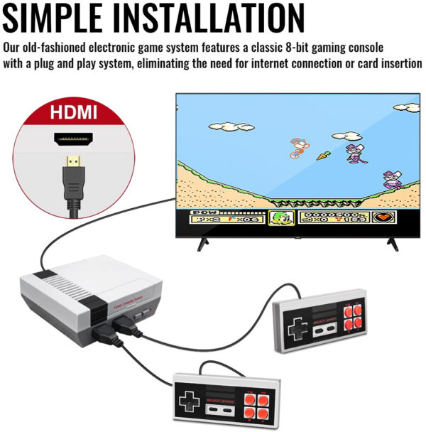 Lycamobile Simpakket + Hdmi Game Console Incl. 621 Games - Afbeelding 5