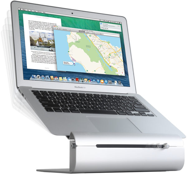 Rain Design Ilevel2 Adjustable Laptop Stand Space Grey - Afbeelding 4
