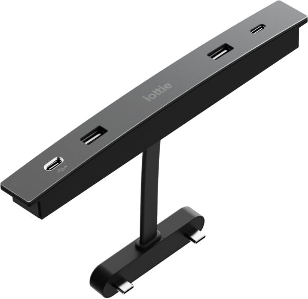 Iottie Terus Usb Hub For Tesla Model 3/Model Y Black - Afbeelding 4