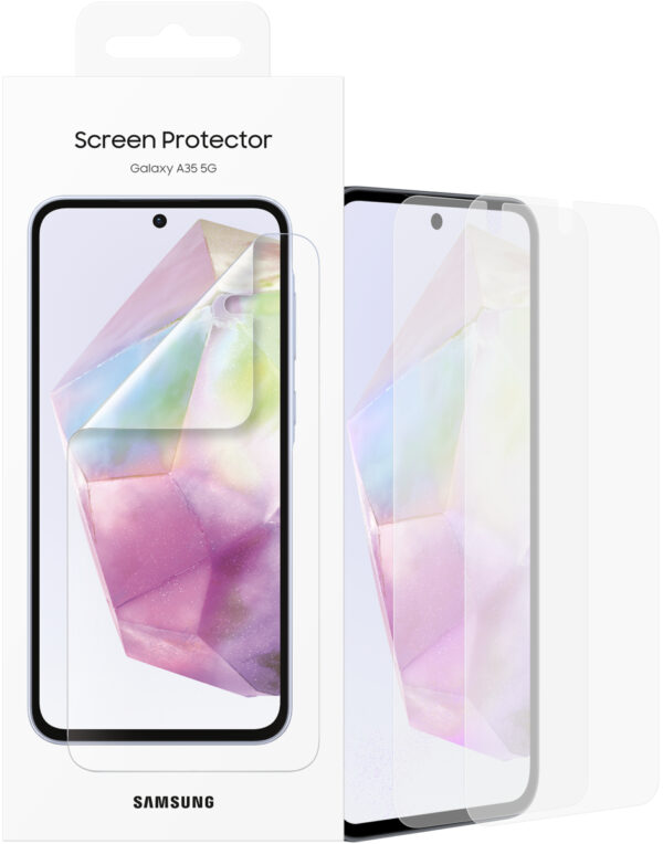 Samsung Ef-Ua356Ctegww Samsung Screen Protector Folie (2 Stuks) Galaxy A35 5G - Afbeelding 4
