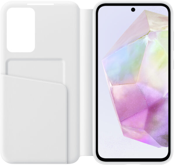 Samsung Ef-Za356Cwegww Samsung Smart Clear View Cover Galaxy A35 5G White - Afbeelding 3