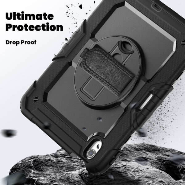 Xccess Survivor All-Round Case Apple Ipad Air 11 (2024/2025) Black (Screenless) - Afbeelding 3
