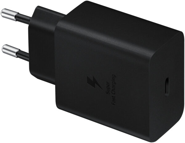 Samsung Ep-T4511Xbegeu Samsung Usb-C Pd Wall Charger 45W + Usb-C Cable Black - Afbeelding 2