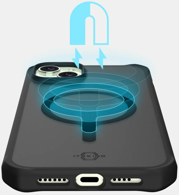 Itskins Level 2 Hybridmagfrost_R For Apple Iphone 14/15 Black - Afbeelding 3