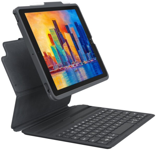 Zagg Pro Keys Bluetooth Keyboard Case For Apple Ipad 10.9 (2022)/Ipad 11 (2025) Qwerty Black