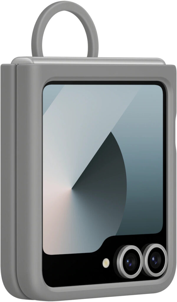 Samsung Ef-Pf741Tjegww Samsung Silicone Cover With Ring Galaxy Z Flip6 Grey - Afbeelding 2