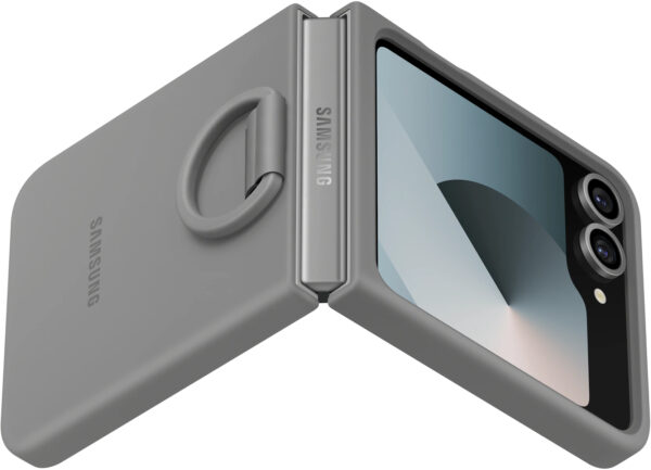 Samsung Ef-Pf741Tjegww Samsung Silicone Cover With Ring Galaxy Z Flip6 Grey - Afbeelding 6