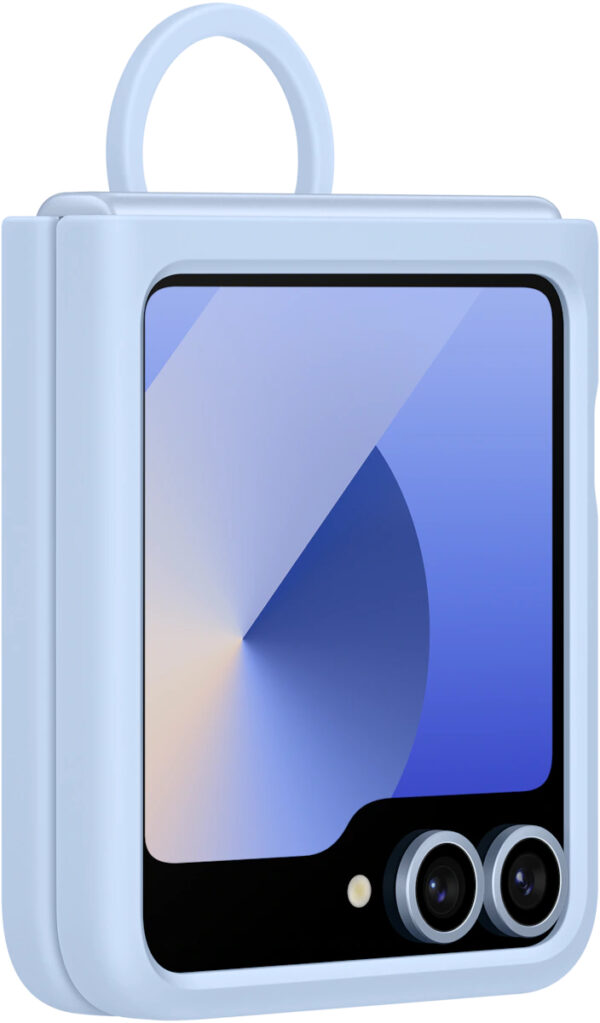 Samsung Ef-Pf741Tlegww Samsung Silicone Cover With Ring Galaxy Z Flip6 Blue - Afbeelding 2