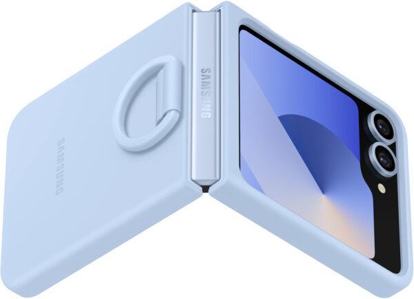 Samsung Ef-Pf741Tlegww Samsung Silicone Cover With Ring Galaxy Z Flip6 Blue - Afbeelding 6