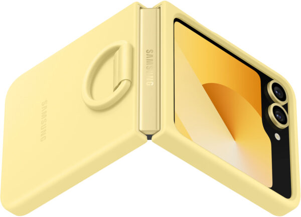Samsung Ef-Pf741Tyegww Samsung Silicone Cover With Ring Galaxy Z Flip6 Yellow - Afbeelding 6