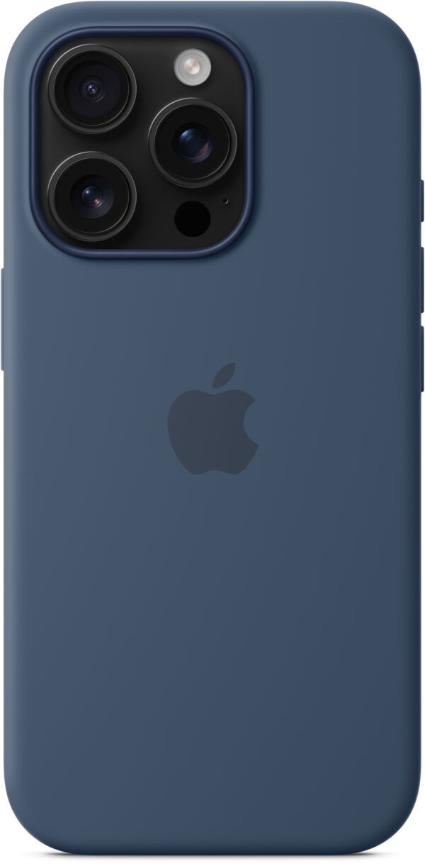Apple Myyk3Zm/A Apple Silicone Case With Magsafe Iphone 16 Pro Denim