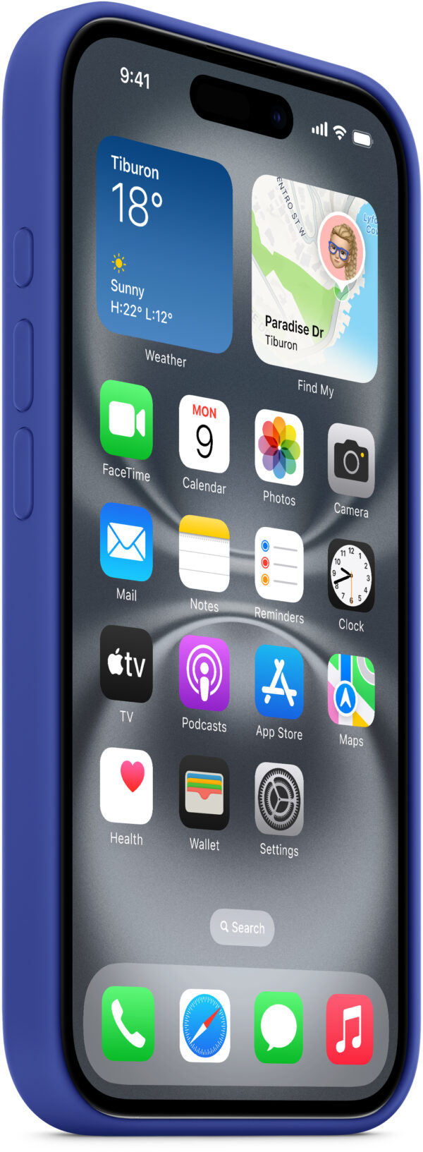 Apple Myy63Zm/A Apple Silicone Case With Magsafe Iphone 16 Ultramarine - Afbeelding 2
