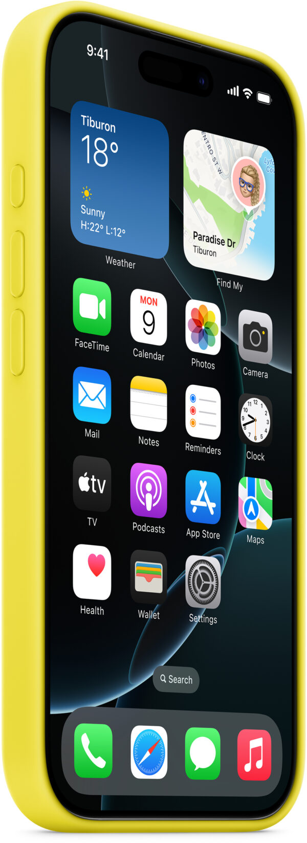 Apple Myyq3Zm/A Apple Silicone Case With Magsafe Iphone 16 Pro Starfruit - Afbeelding 2