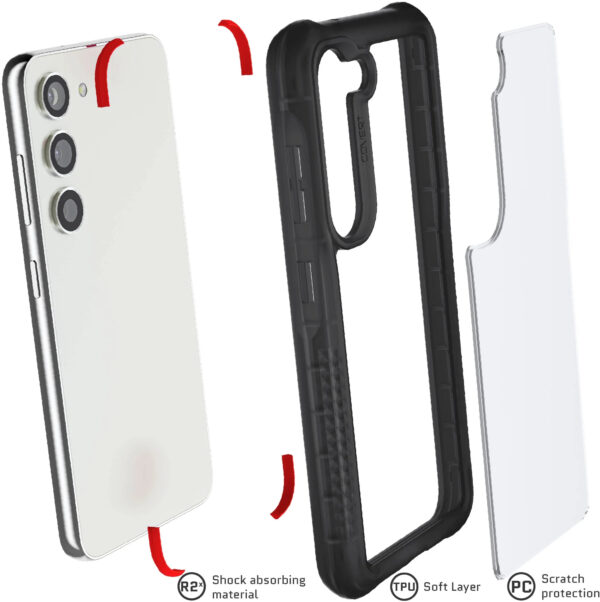 Ghostek Covert 6 Protective Case Samsung Galaxy S23 5G Smoke - Afbeelding 7