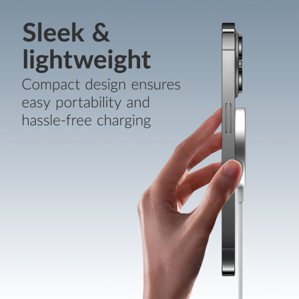 Mobilize 3In1 Magnetic Wireless Charger Magsafe Compatible 15W White - Afbeelding 4