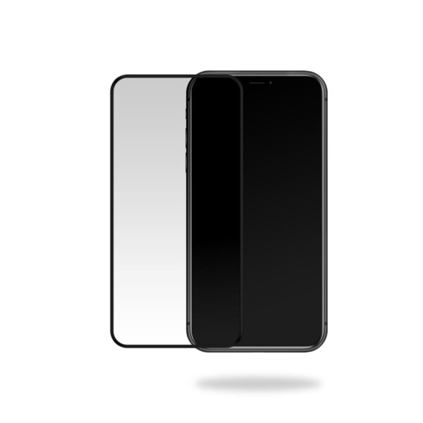 Mobilize Glass Screen Protector With Applicator For Apple Iphone Xr/11 Black Frame