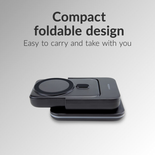 Mobilize 4In1 Wireless Charger Station With Detachable Power Bank 5000Mah Black - Afbeelding 5