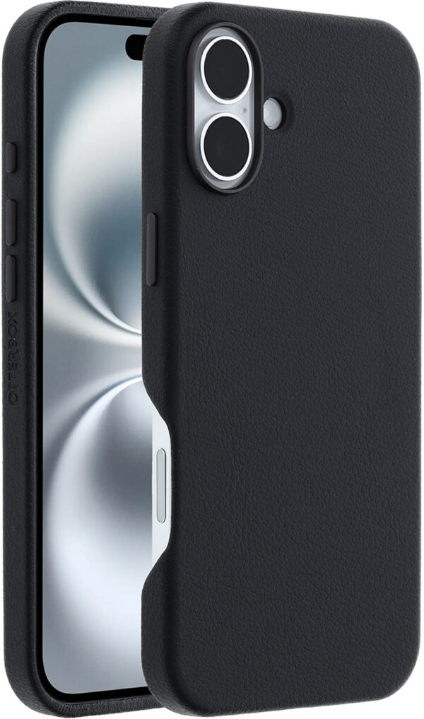 Otterbox Symmetry+ Cactus Leather Case Apple Iphone 16 Plus Noir Ash - Afbeelding 4