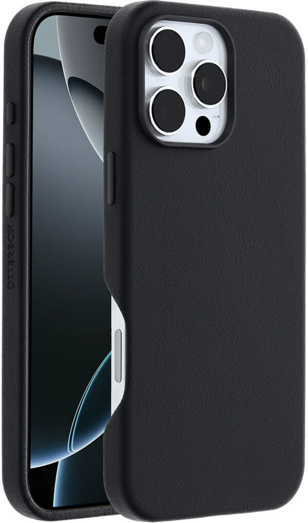 Otterbox Symmetry+ Cactus Leather Case Apple Iphone 16 Pro Max Noir Ash - Afbeelding 4