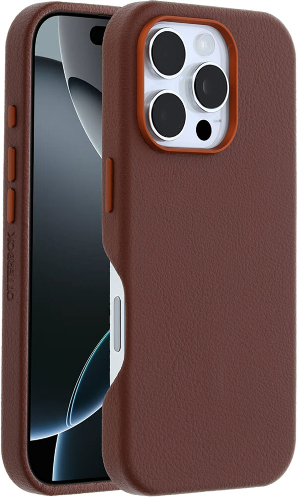 Otterbox Symmetry+ Cactus Leather Case Apple Iphone 16 Pro Rich Adobe - Afbeelding 4