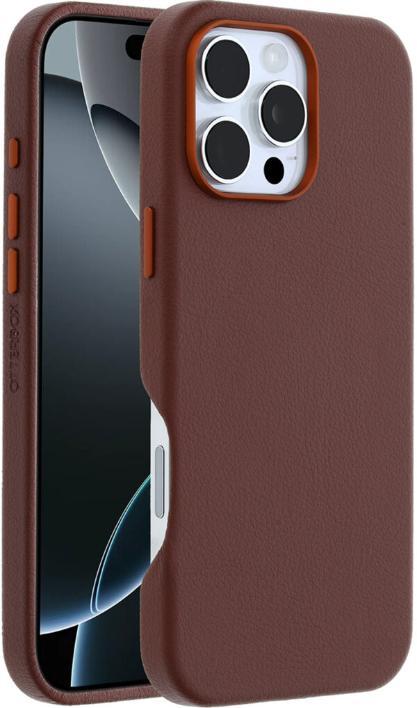 Otterbox Symmetry+ Cactus Leather Case Apple Iphone 16 Pro Max Rich Adobe - Afbeelding 4