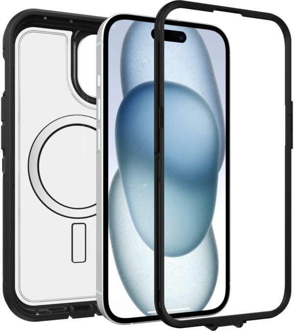 Otterbox Defender Series Xt With Magnets Apple Iphone 13/14/15/16E Clear/Black - Afbeelding 3